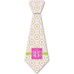 Pink & Green Suzani Iron On Tie (Personalized)
