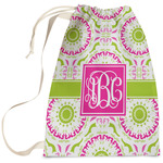 Pink & Green Suzani Laundry Bag - Large (Personalized)