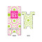 Pink & Green Suzani Large Phone Stand - Front & Back