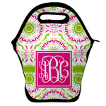 Pink & Green Suzani Lunch Bag w/ Monogram