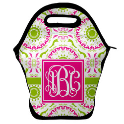 Pink & Green Suzani Lunch Bag w/ Monogram