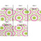 Pink & Green Suzani Page Dividers - Set of 5 - Approval