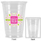 Pink & Green Suzani Party Cups - 16oz - Approval