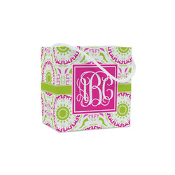 Pink & Green Suzani Party Favor Gift Bags - Matte (Personalized)