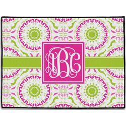 Pink & Green Suzani Door Mat - 24"x18" (Personalized)