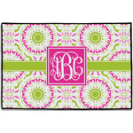 Pink & Green Suzani Door Mat - 36"x24" (Personalized)