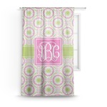 Pink & Green Suzani Sheer Curtain (Personalized)