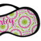 Pink & Green Suzani Sleeping Eye Mask - DETAIL Large