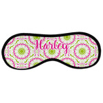 Pink & Green Suzani Sleeping Eye Masks - Large (Personalized)