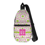 Pink & Green Suzani Sling Bag (Personalized)