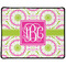 Pink & Green Suzani Small Gaming Mats - FRONT