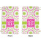 Pink & Green Suzani Small Laundry Bag - Front & Back View