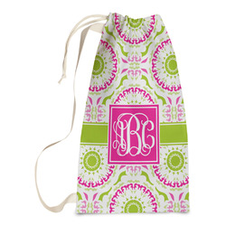 Pink & Green Suzani Laundry Bags - Small (Personalized)