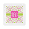 Pink & Green Suzani Standard Cocktail Napkins (Personalized)