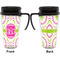 Pink & Green Suzani Travel Mug with Black Handle - Approval