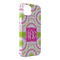 Pink & Green Suzani iPhone 14 Plus Case - Angle