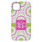 Pink & Green Suzani iPhone 14 Plus Tough Case - Back