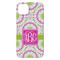 Pink & Green Suzani iPhone 14 Pro Max Case - Back