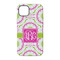 Pink & Green Suzani iPhone 14 Tough Case - Back