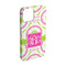 Pink & Green Suzani iPhone 15 Case - Angle