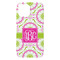 Pink & Green Suzani iPhone 15 Plus Case - Back