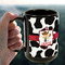 Cowprint w/Cowboy 15oz. Black Mug - LIFESTYLE