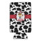 Cowprint w/Cowboy 16oz Can Sleeve - Set of 4 - FRONT