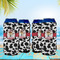 Cowprint w/Cowboy 16oz Can Sleeve - Set of 4 - LIFESTYLE