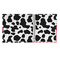 Cowprint w/Cowboy 3 Ring Binders - Full Wrap - 1" - OPEN INSIDE