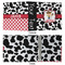 Cowprint w/Cowboy 3 Ring Binders - Full Wrap - 2" - APPROVAL