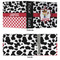 Cowprint w/Cowboy 3 Ring Binders - Full Wrap - 3" - APPROVAL