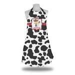 Cowprint w/Cowboy Apron w/ Name or Text