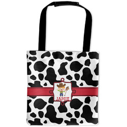 Cowprint w/Cowboy Auto Back Seat Organizer Bag (Personalized)