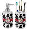 Cowprint w/Cowboy Ceramic Bathroom Accessories