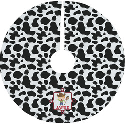 Cowprint w/Cowboy Tree Skirt (Personalized)