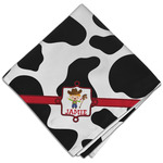 Cowprint w/Cowboy Cloth Dinner Napkin - Single w/ Name or Text