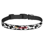 Cowprint w/Cowboy Dog Collar - Medium (Personalized)