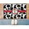 Cowprint w/Cowboy Door Mat - LIFESTYLE (Med)