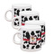 Cowprint w/Cowboy Espresso Cup Group of Four Front