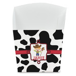 Cowprint w/Cowboy French Fry Favor Boxes (Personalized)