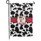 Cowprint w/Cowboy Garden Flag & Garden Pole