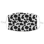 Cowprint w/Cowboy Adult Cloth Face Mask - XLarge