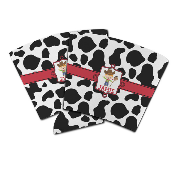 Custom Cowprint w/Cowboy Party Cup Sleeve (Personalized)