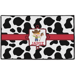 Cowprint w/Cowboy Door Mat - 60"x36" (Personalized)