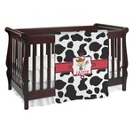 Cowprint w/Cowboy Baby Blanket (Personalized)