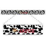 Cowprint w/Cowboy Plastic Ruler - 12" (Personalized)