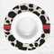 Cowprint w/Cowboy Round Linen Placemats - LIFESTYLE (single)