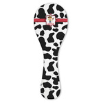 Cowprint w/Cowboy Ceramic Spoon Rest (Personalized)