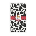Cowprint w/Cowboy Guest Towels - Full Color - Standard (Personalized)