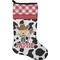 Cowprint w/Cowboy Stocking - Single-Sided